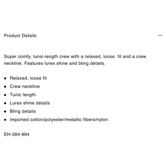 VS PINK Glimmer Bling Crew Sweatshirt - Picture 8 of 8